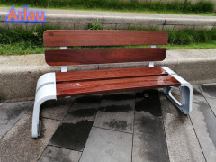 Outdoor high-quality steel wood chairs for customers
