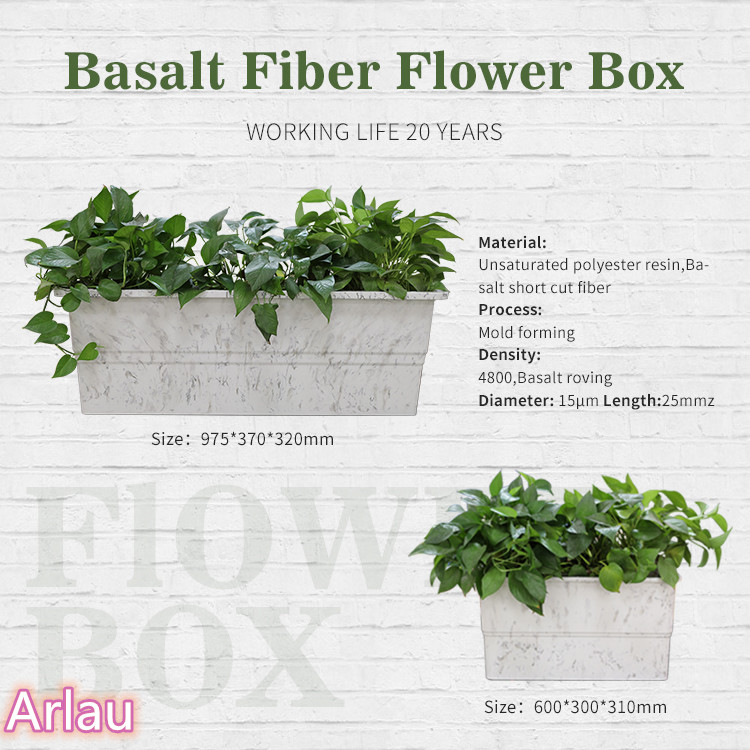 Which plants should be planted in the flower box