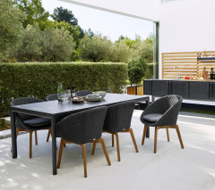 indoor outdoor rattan dining chairs