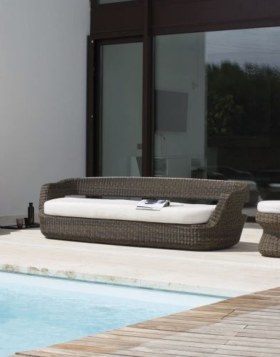 modern outdoor rattan garden sofa set