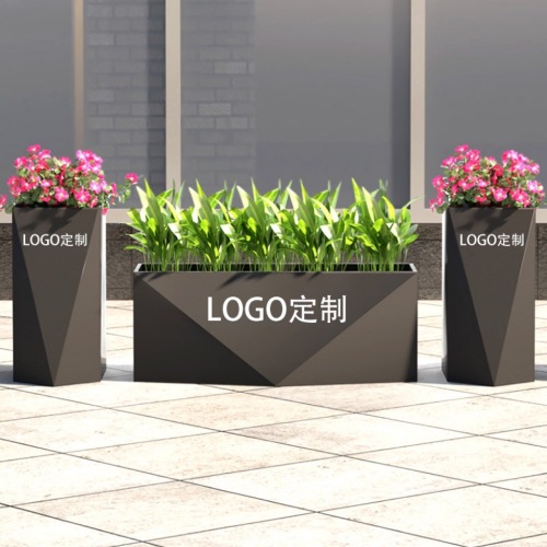 Outdoor flower box customization milk tea shop