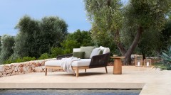 outdoor rattan furniture sunbed