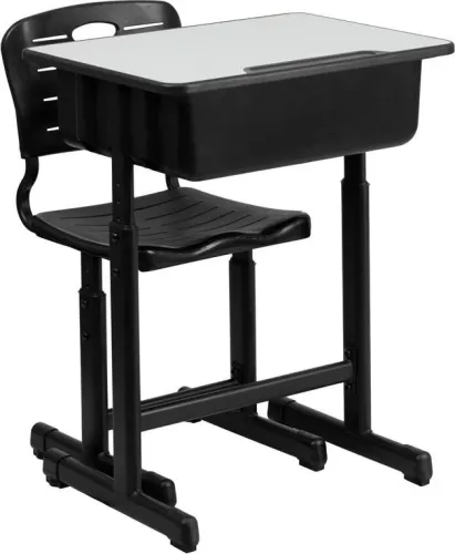 school chair and desk