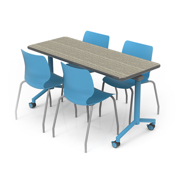 folding study table with chair