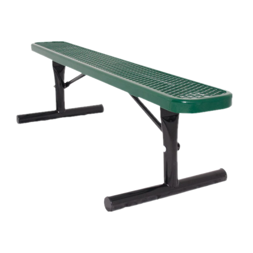 outdoo street thermoplastic metal mesh bench