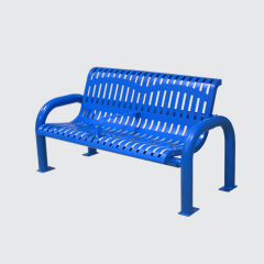 Outdoor Modern Metal Patio Bench