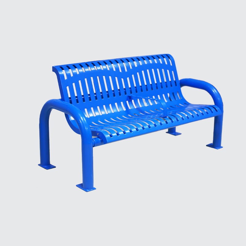 Outdoor Modern Metal Patio Bench