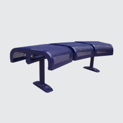 street metal cast iron long bench
