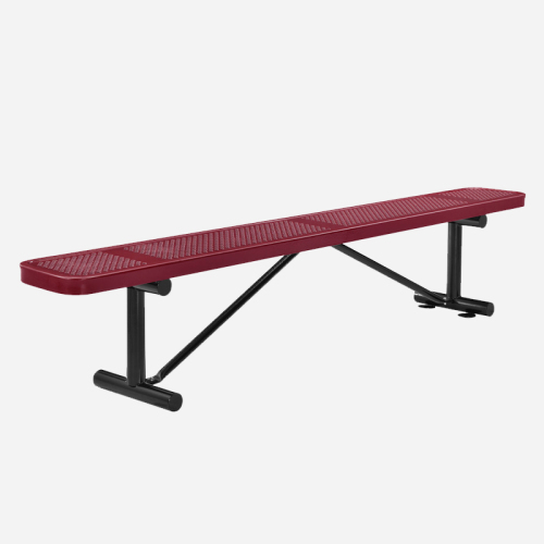 outdoo street thermoplastic metal mesh bench