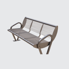 weatherproof garden stainless steel bench