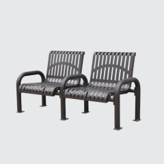 outdoor furniture steel park bench chair