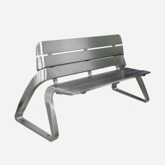 outdoor modern steel outside bench