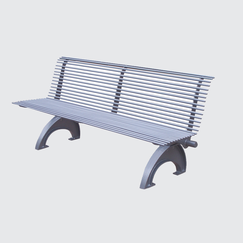 stainless steel outdoor seat bench