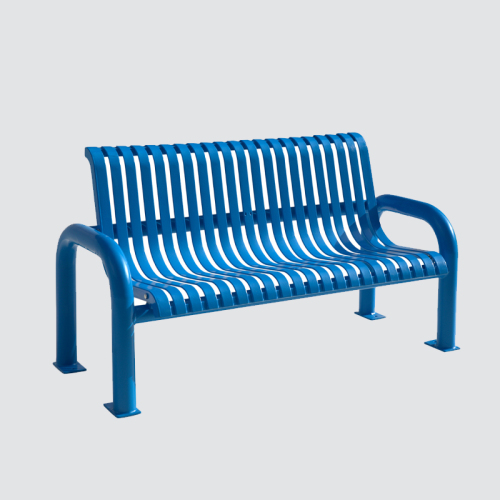 steel park modern outdoor bench