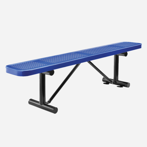 outdoo street thermoplastic metal mesh bench