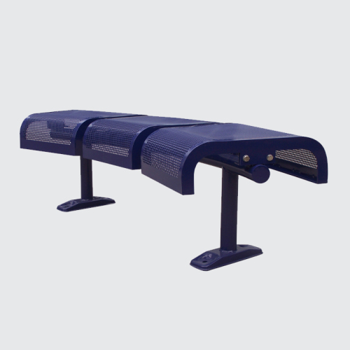 street metal cast iron long bench