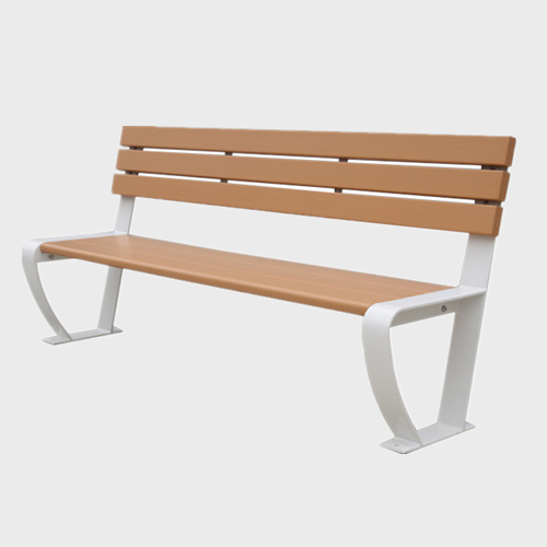 outdoor street furniture Patio wood cast iron bench seating