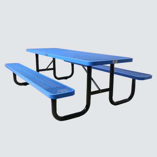 4', 6' and 8' Length Thermoplastic Rectangular Picnic Tables