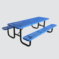 4', 6' and 8' Length Thermoplastic Rectangular Picnic Tables