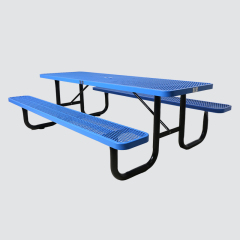 4', 6' and 8' Length Thermoplastic Rectangular Picnic Tables