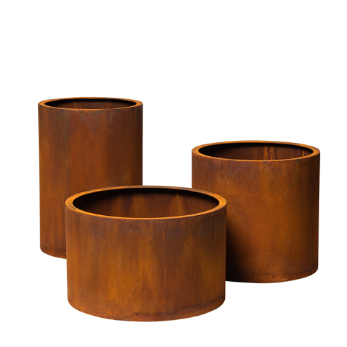 Arlau renowned manufacturer, supplier, exporter and wholesaler of weathering steel flower pots