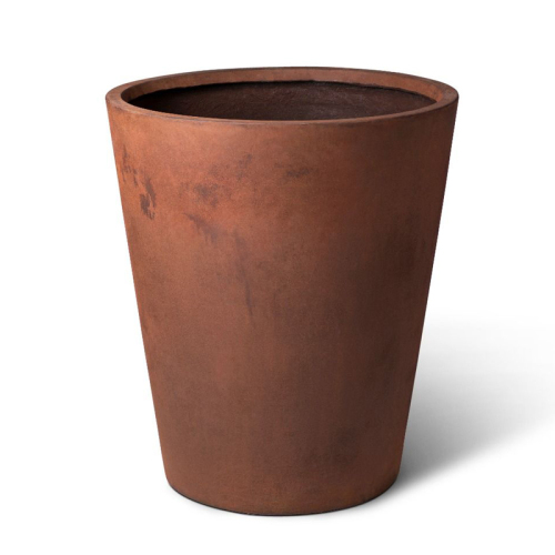 Weathering Steel Conical Garden Hot Sale Decorative Eco Round Planter Planter