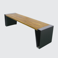 Production Wholesale Street Park Outdoor Wooden Bench Supplier