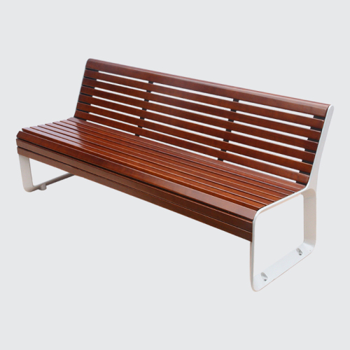 wood plastic composite park bench