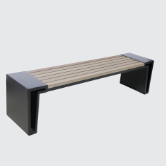 Production Wholesale Street Park Outdoor Wooden Bench Supplier