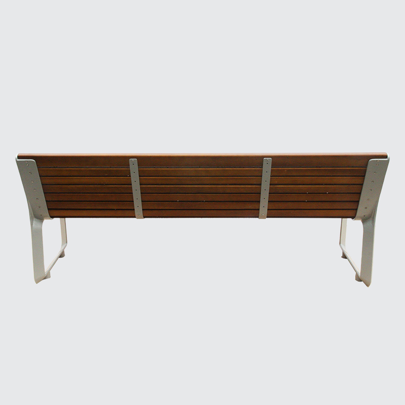 wood plastic composite park bench