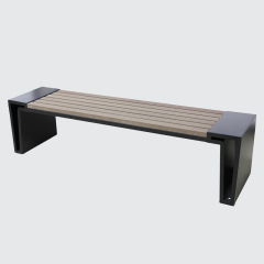 Production Wholesale Street Park Outdoor Wooden Bench Supplier