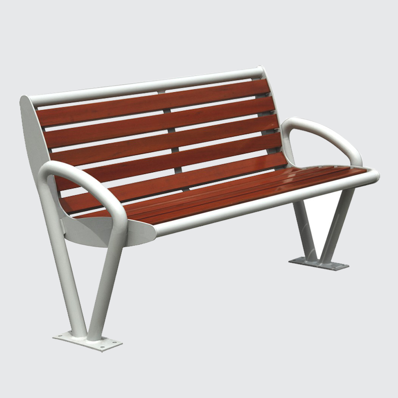 simple outdoor wood bench