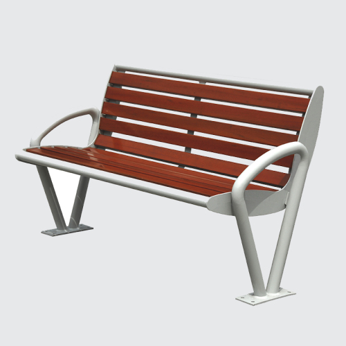 simple outdoor teak wood bench