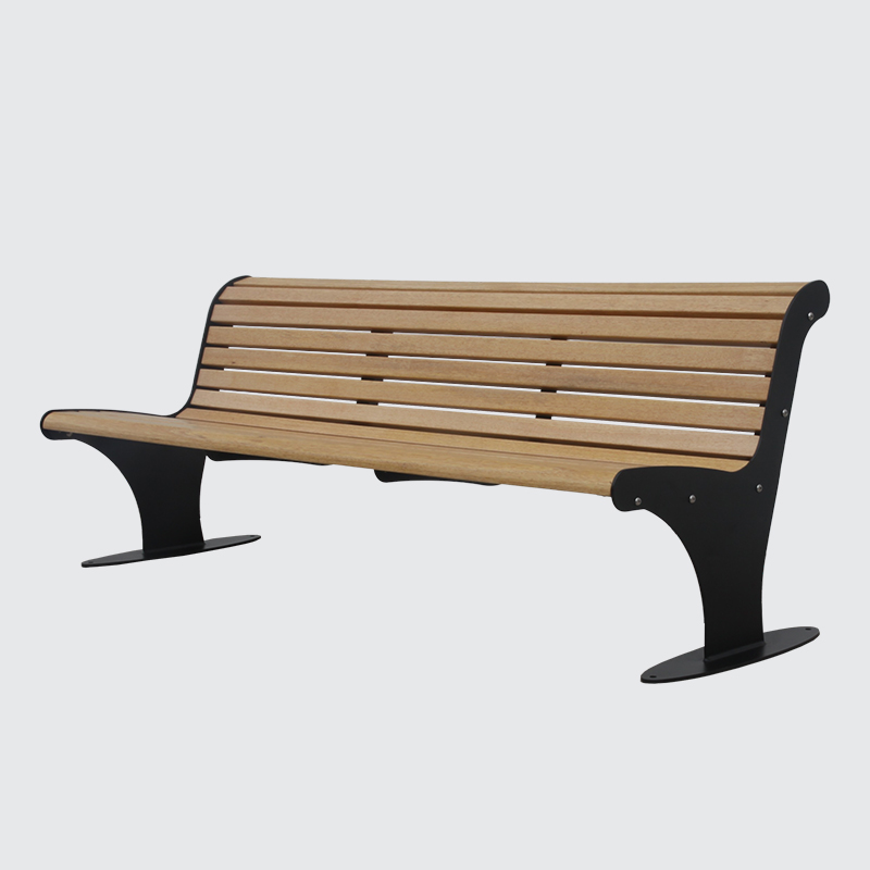 outdoor garden wooden seating bench