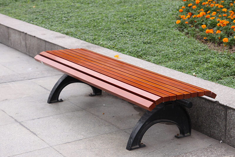 outdoor garden solid wood bench