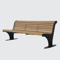 outdoor garden wooden seating bench