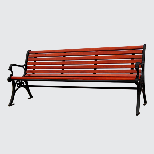 Outdoor hardwood ecological wood park bench