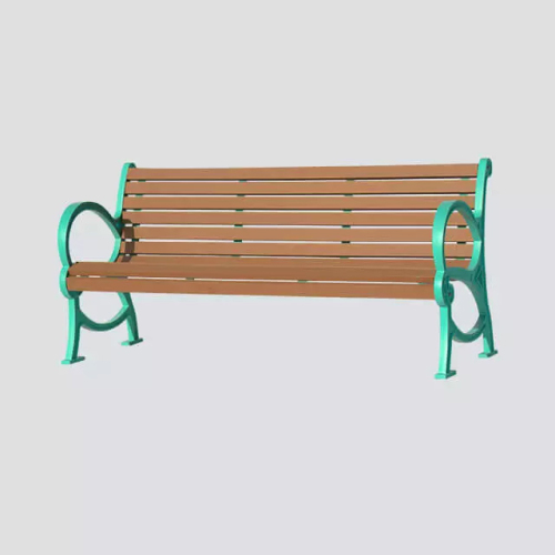 street cast iron bench