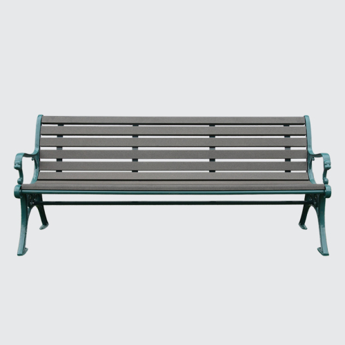 Outdoor hardwood ecological wood park bench