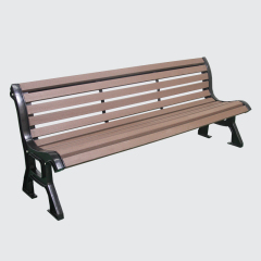 antique outdoor recycled plastic wood bench