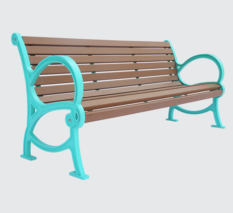 street cast iron bench