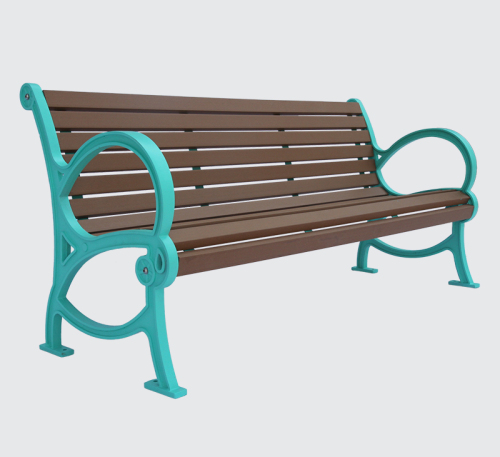 street cast iron bench