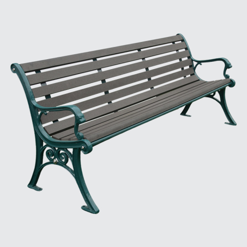 Outdoor hardwood ecological wood park bench