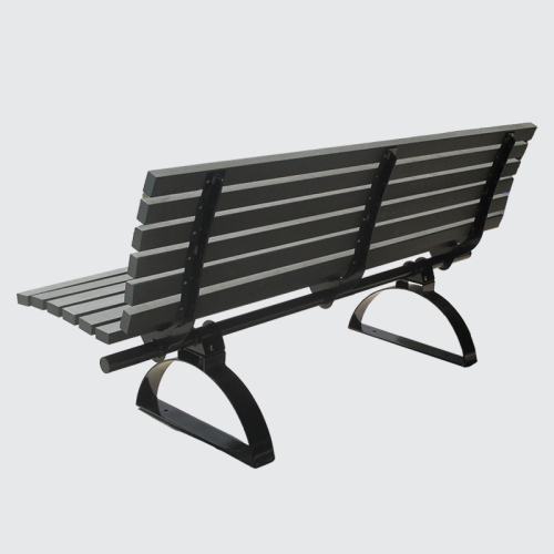 Wood plastic composite street bench