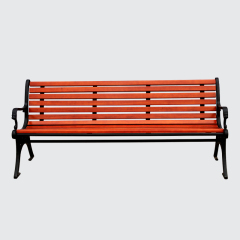 Outdoor hardwood ecological wood park bench