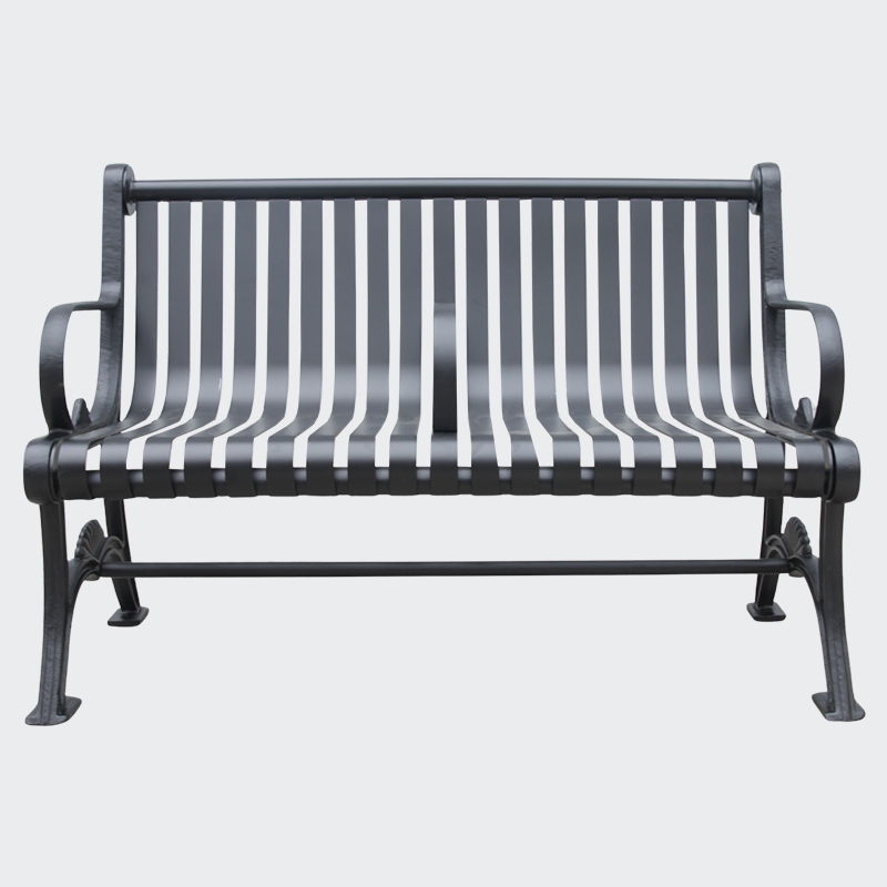 metal long park garden bench