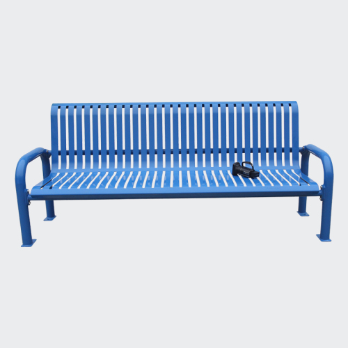 steel iron garden leisure bench