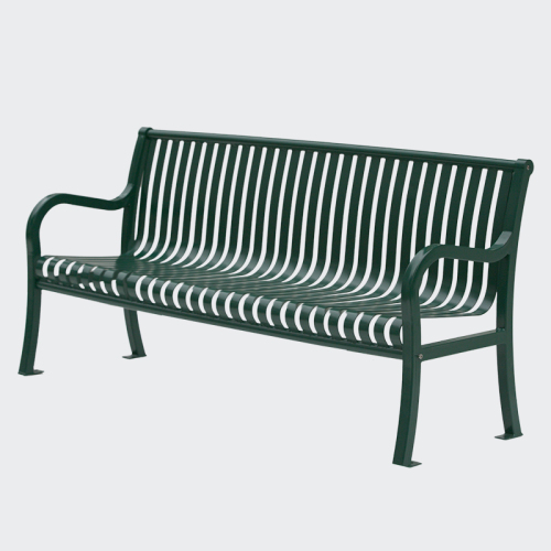 outdoor usage metal garden bench