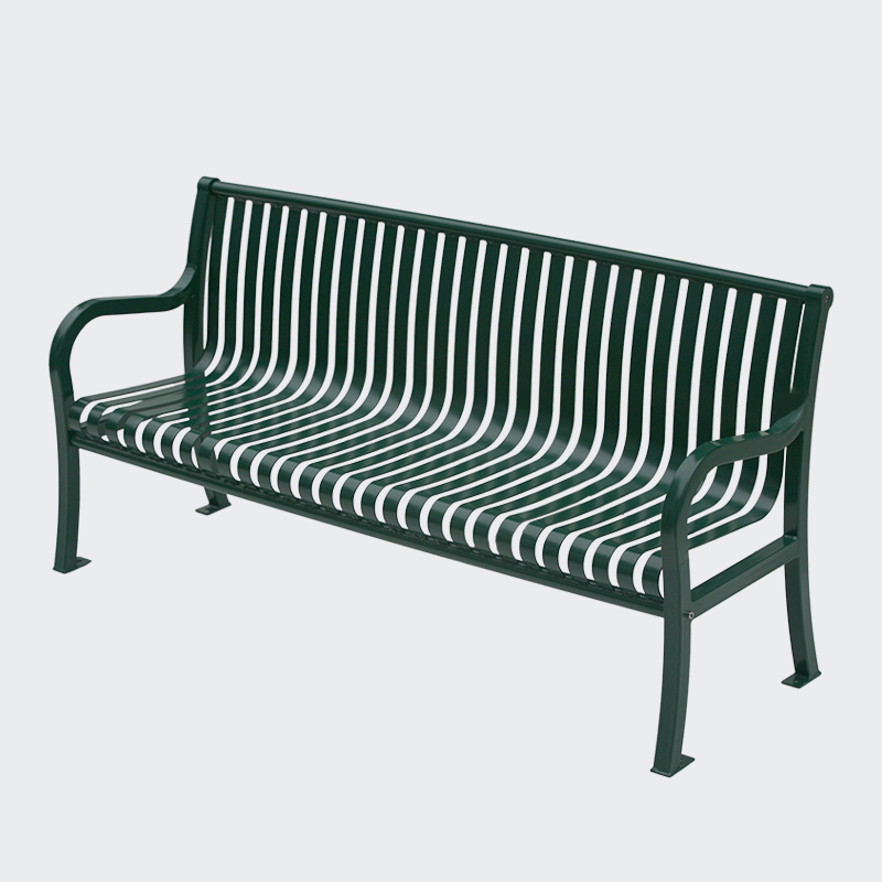 outdoor usage metal garden bench