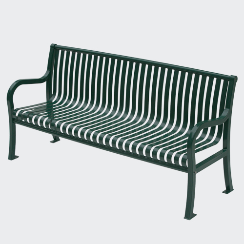 outdoor usage metal garden bench